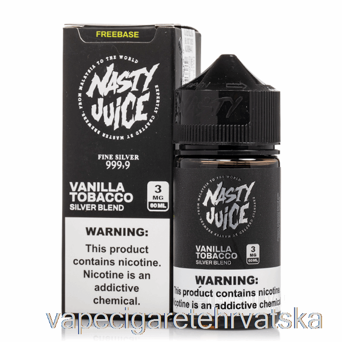 Vape Hrvatska Silver Blend - Nasty Juice - 60ml 6mg